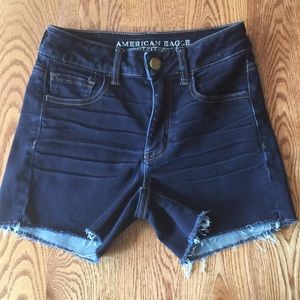 American Eagle Outfitters hi-rise jean shorts